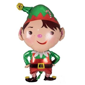 Imagens de Globo Foil Elfo Navideño Forma 72cm