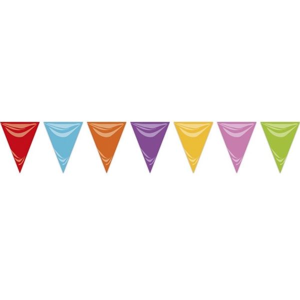 Picture of Banderín Colores plástico Multicolor (25m)