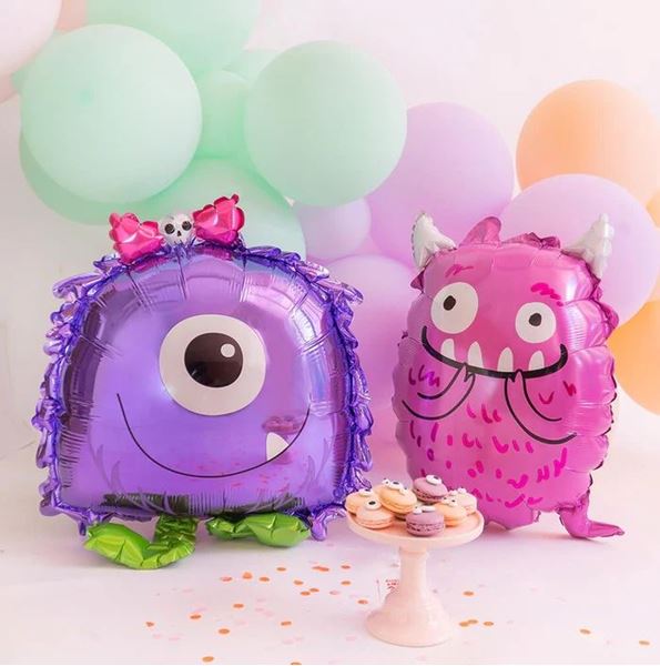 Imagen de Globo Monstruo Morado Simpatico 