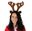 Imagens de Diadema Cuernos Reno Navidad Unisex 22cm