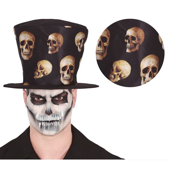 Imagen de Chistera Calavera Brujo Adulto