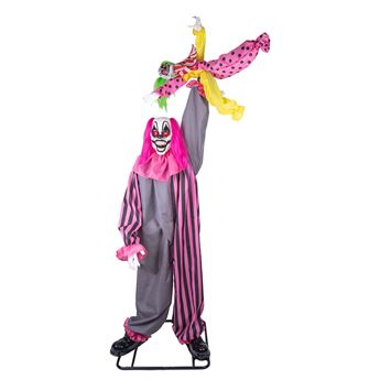 Imagens de Figura Payaso Aterrador 210cm Luz, sonido y movimiento