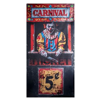 Imagens de Decoración Puerta Carnival Circo Vintage Tela