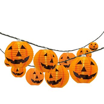 Imagen de Guirnalda Luminosa Calabazas 10 luces led (165cm)