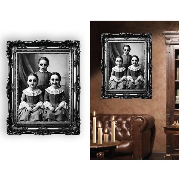 Picture of Adhesivo Pared Cuadro Época Niñas terror (58cm x 45cm)