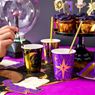Picture of Vasos Místicos Sol, Luna y Estrella cartón 220ml (6 unidades)