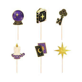 Picture of Topper Místicos Sol, Luna y Estrellas (6 unidades)
