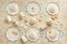 Picture of Platos Flores con Detalles Dorado Cartón 20cm (6uds)