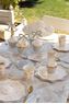 Picture of Platos Flores con Detalles Dorado Cartón 20cm (6uds)