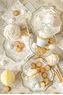 Picture of Vasos Flores con Detalles Dorados Beige 220ml (6uds)