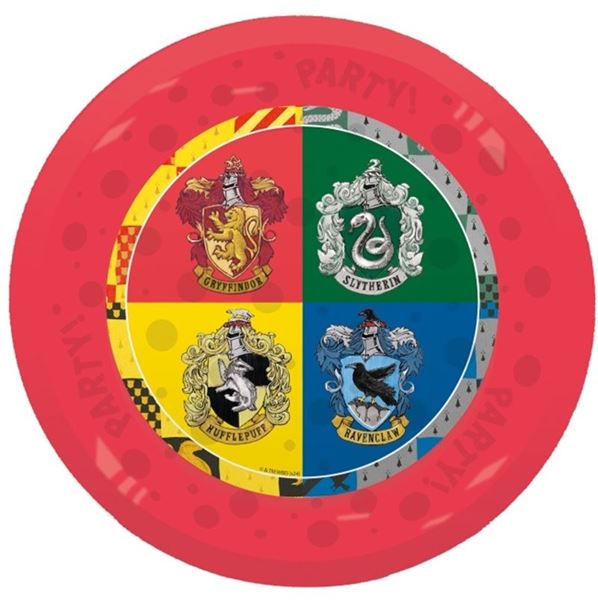 Imagen de Plato Harry Potter Plástico Reutilizable Plástico 21cm (1ud)