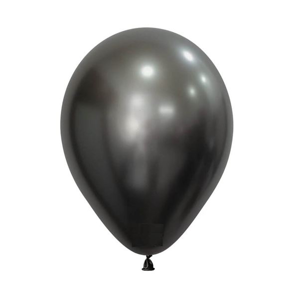 Picture of Globos Gris Medianoche Silk 30cm Sempertex R12-880 (50)