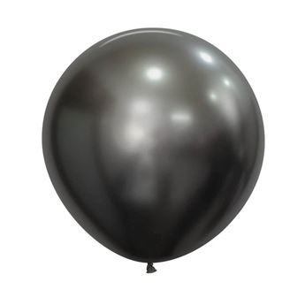 Imagen de Globos Gris Medianoche Silk 60cm Sempertex R24-880 (10)