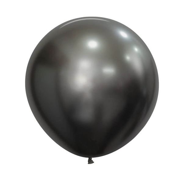 Picture of Globos Gris Medianoche Silk 60cm Sempertex R24-880 (10)