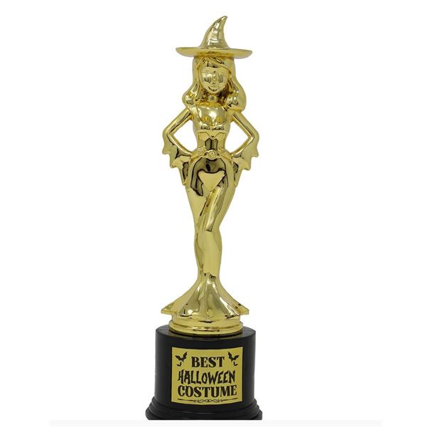 Imagen de Trofeo Premio Mejor Disfraz de Halloween Femenino (22cm)