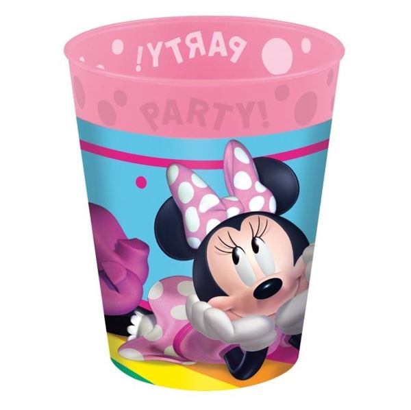 Picture of Vaso Minnie Mouse Arcoíris Plástico Reutilizable (1 unidad)