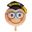 Imagens de Globo Emoji Graduación con Gorro 45cm