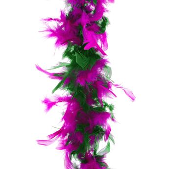 Picture of Boa de Plumas Verde y Fucsia 45g
