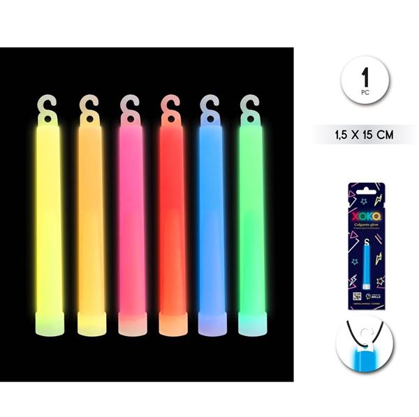 Imagen de Colgante Glow Stick Fluorescente Mix 15cm (1 unidad)
