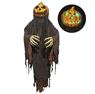 Imagens de Animatronic Colgante Hombre Calabaza Luz, sonido y movimiento 153cm
