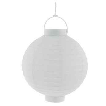 Picture of Farolillo Blanco con Luz Led Papel (20cm)