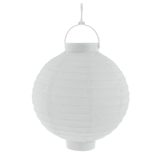 Picture of Farolillo Blanco con Luz Led Papel (20cm)
