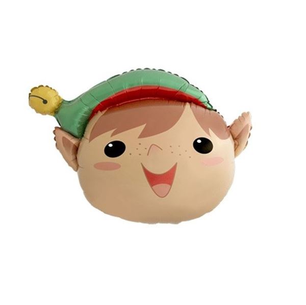 Picture of Globo Cabeza Elfo Navideño 76cm x 60cm