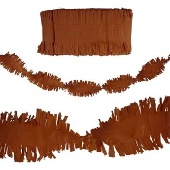 Imagens de Guirnalda Marrón Crepé papel (5m)