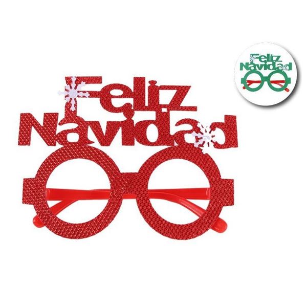 Picture of Gafas Navideñas Feliz Navidad Rojas o Verdes 