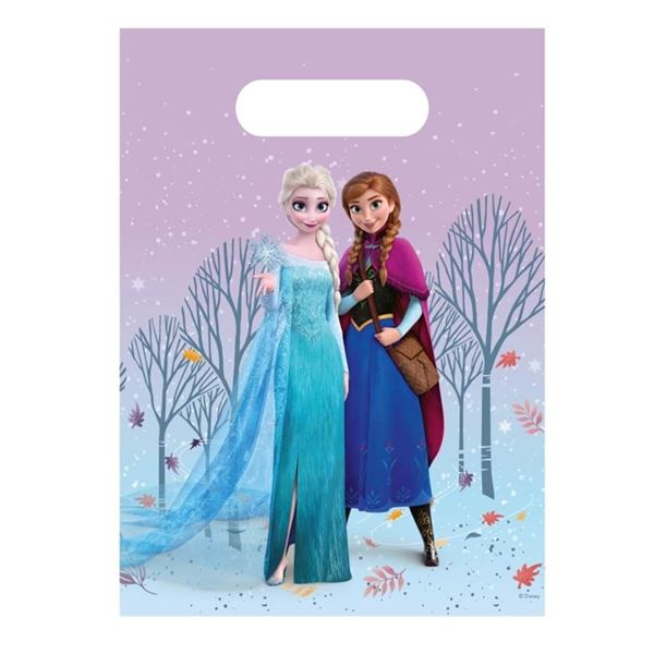 Picture of Bolsas Chuches Frozen II Anna & Elsa Disney Plástico (6uds)