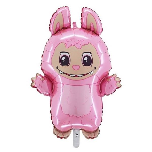 Imagen de Globo Labubu Rosa Foil 45x67 cm
