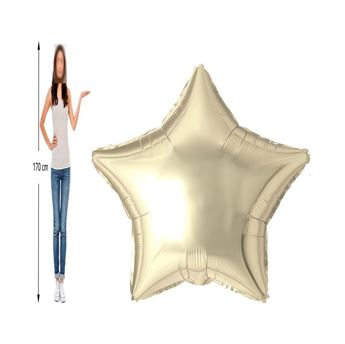 Picture of Globo Jumbo Estrella Foil Champagne 170cm / 68 pulgadas