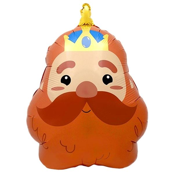 Imagen de Globo Cabeza Rey Mago Gaspar (65cm)
