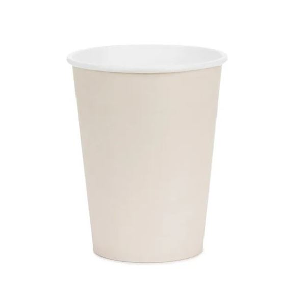Picture of Vasos Marfil Beige Cartón 250ml (6uds)