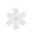 Picture of Colgante Copo de Nieve Blanco Escarchado (20cm)