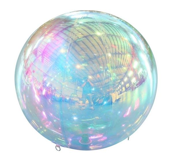 Imagens de Globo Mirror Ball Inflable Iridiscente (1m)