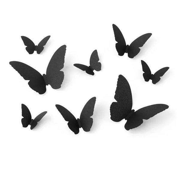 Imagen de Mariposas Negras papel (30 unidades)