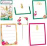 Imagen de Kit Decoración Buffet Tropical Aloha Flamingo