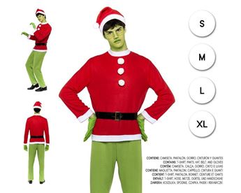 Imagen de Disfraz del Grinch Navidad Adulto Talla XL