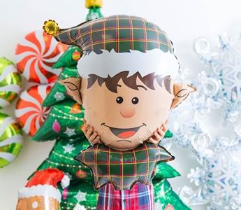 Picture of Globo Elfo Navideño Sonriente 66cm