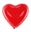Imagen de Globos Rojos Forma Corazón 40cm (6 unidades)