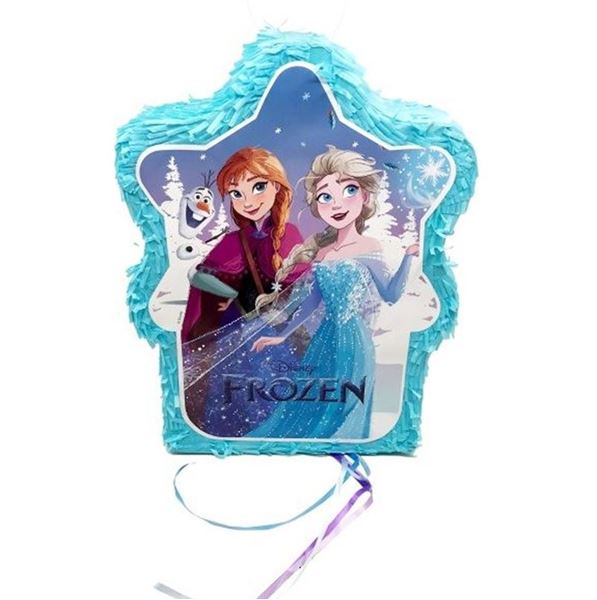 Picture of Piñata Frozen 3D Golpear cartón (35x28cm)
