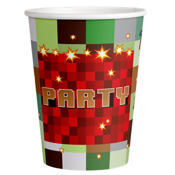 Imagen de Vasos de Minecraft TNT Party cartón (8 unidades)