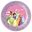 Imagen de Plato Mundo Princesas Disney Plástico Reutilizable 21cm (1 unidad)