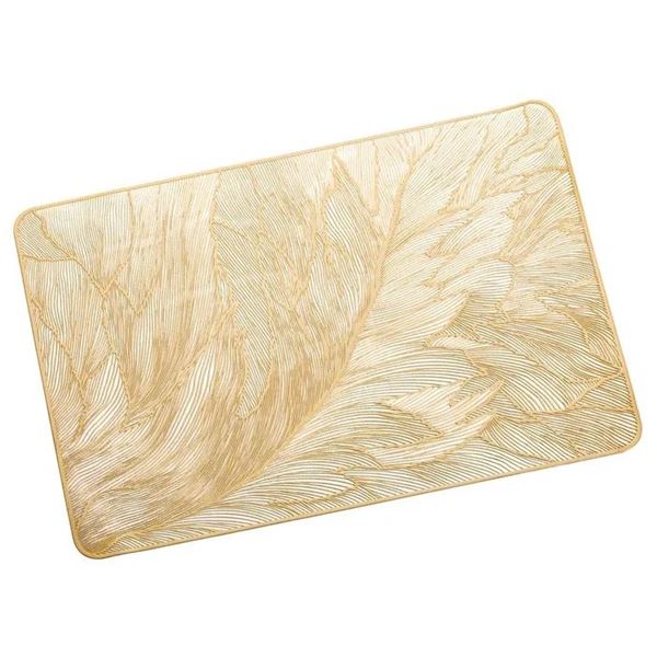 Picture of Salvamantel Hojas Doradas PVC (45cm x 30cm)