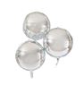 Picture of Globo Plata Esférico Orbz 38cm (3uds)