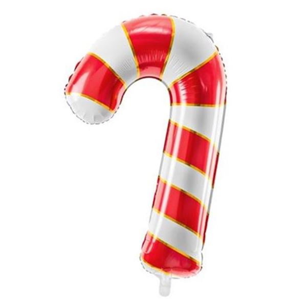 Imagens de Globo Bastón Navidad Rojo y Blanco (74cm)