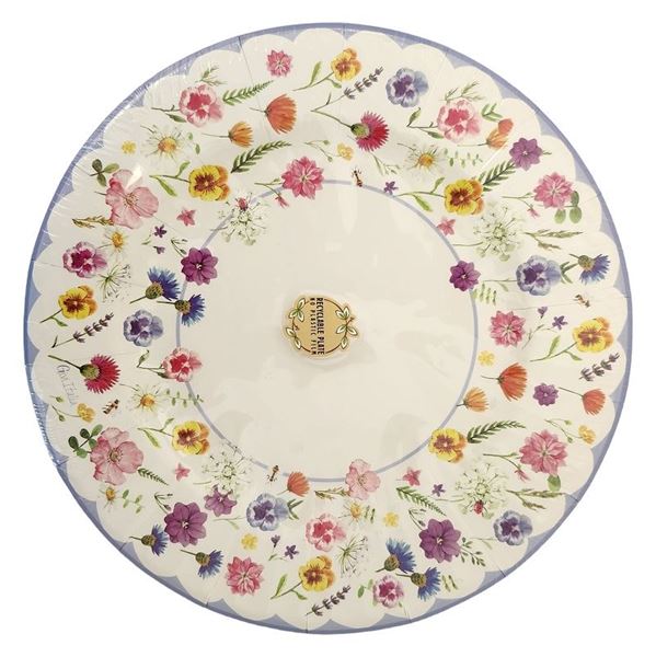 Imagens de Platos Flores Botánicas cartón 27cm (8)