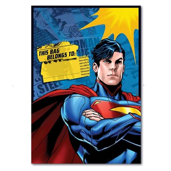 Imagens de Bolsas Superman plástico (8 unidades)