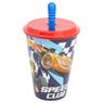 Picture of Vaso con Pajita Hot Wheels Blue Fire 430ml